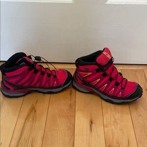 Salomon XA Pro V8 Mid Waterproof Hiking Boots - girls